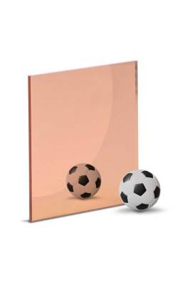 1mm Mirror Plexiglass Rose Gold - Adhesive - 30x40 Cm - 1