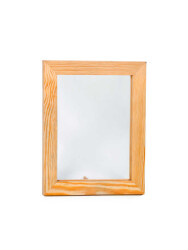 3D Photo Frame - Natural Pine - White Led - 1