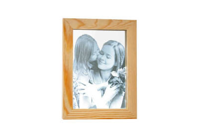 3D Photo Frame - Natural Pine - White Led - 3