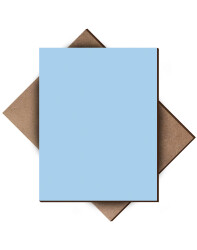 Baby Blue Single Side Painted 2.7mm MDF - 105x85cm - 4 Pieces - 1