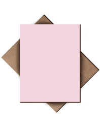 Baby Pink Single Side Painted 2.7mm MDF - 52x85cm - 8 Pieces - 1