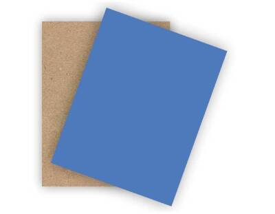 Blue Single Side Painted 2.7mm MDF - 105x85cm - 4 Pieces - 2