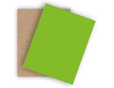 Green Single Side Painted 2.7mm MDF - 105x85cm - 4 Pieces - 2