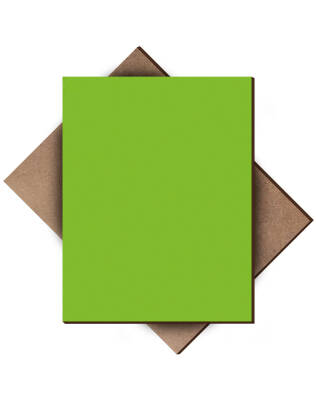 Green Single Side Painted 2.7mm MDF - 105x85cm - 4 Pieces - 1