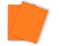 Orange Double Face Painted 2.7mm Mdf - 105x85cm - 4 Pieces - 2