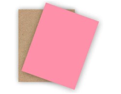 Pembe Tek Yüz Boyalı 2.7mm Mdf - 105x85cm - 4 Parça - 2