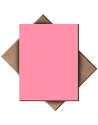 Pink Single Side Painted 2.7mm MDF - 105x85cm - 4 Pieces - 1