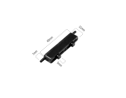 Plastic Hinge Black Double (250 Pieces) - 2