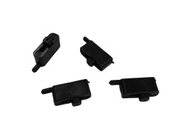 Plastic Hinge Black Single (500 Pieces) 