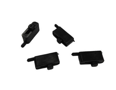 Plastic Hinge Black Single (500 Pieces) - 1