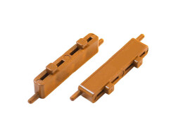 Plastic Hinge Brown Color Double (250 Pieces) - 1