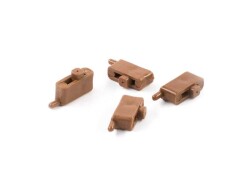 Plastic Hinge Brown Color Single (500 Pieces) 