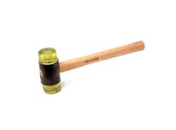 Plastic Screw Wooden Handle Mallet 30mm - 1