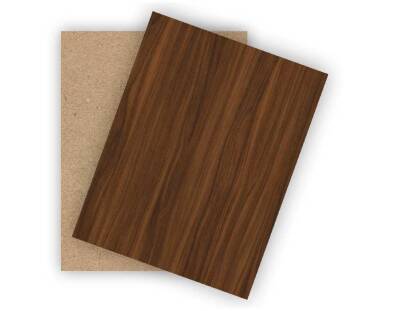 Walnut Single Side Painted 2.7mm MDF - 105x85cm - 4 Pieces - 2