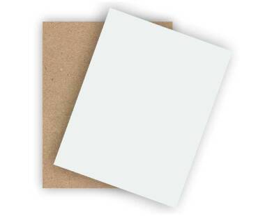 White Single Side Painted 2.7mm MDF - 105x85cm - 4 Pieces - 2