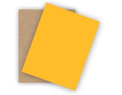 Yellow Single Side Painted 2.7mm MDF - 105x85cm - 4 Pieces - 2