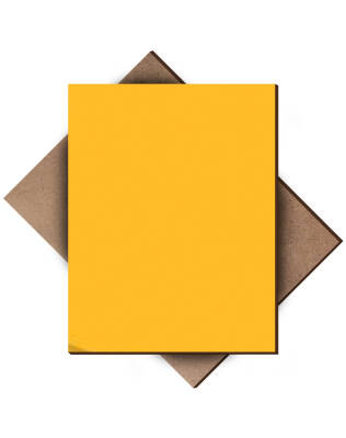 Yellow Single Side Painted 2.7mm MDF - 52x85cm - 8 Pieces - 1